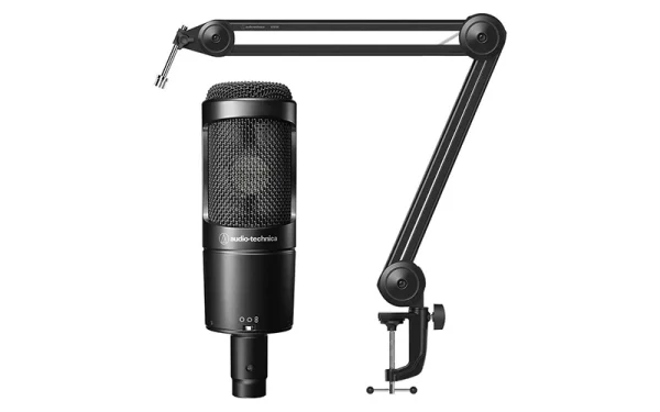 The versatile audio-technica AT2050 provides consistent, superior performance in switchable cardioid, omnidirectional and figure-of-eight polar pattern.