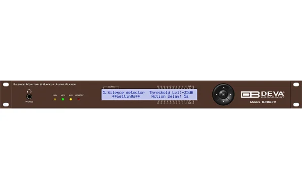 DEVA DB8000 – Broadcast Silence Detector & Backup Audio Player