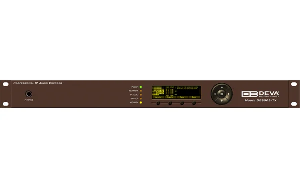 DEVA DB9009-TX – Professional IP Audio Encoder for Broadcast Streaming
