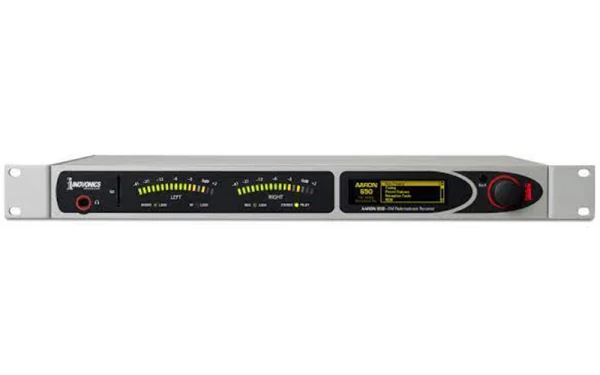 The Inovonics AARON 650 FM Rebroadcast Receiver is a high-performance device designed for handling challenging reception scenarios in FM rebroadcasting and translation applications.