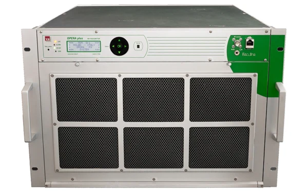 The TEM OPERA Plus 3500W is a high-performance 3.5kW FM broadcast transmitter designed for professional broadcasters.