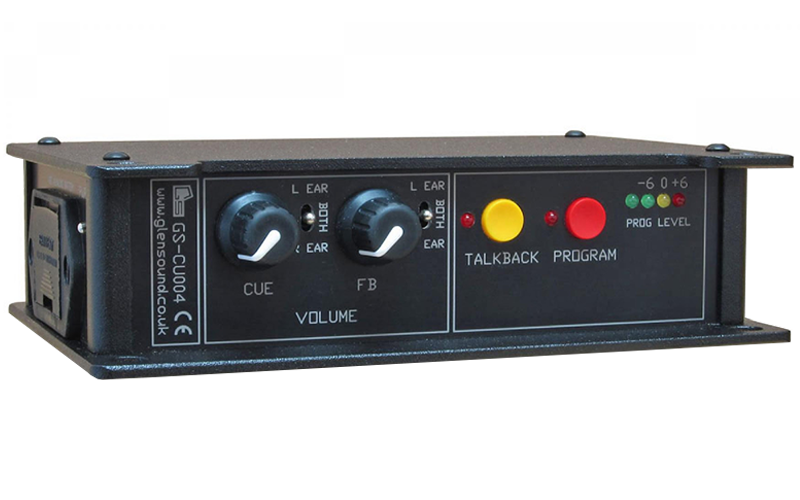 The Glensound GS-CU004 is a high-performance microphone and headphone amplifier, designed for broadcast, live production, and studio environments.
