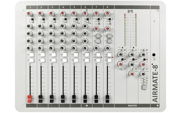 We designed the D&R Airmate-8 USB to fulfil the requirements for a high grade radio production or on-air broadcast mixer.