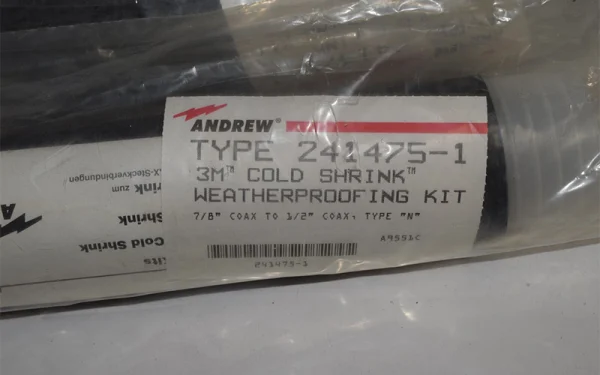 The use of this Andrew 221213 Weatherproofing Kit provides an additional moisture seal for antenna cable connections.fast, secure, and weatherproof sealing solution for 1/2in coaxial cable and connector installations.