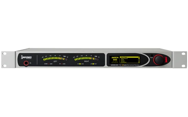 The primary application for the Inovonics AARON 655 is as a professional-grade FM and FM/HD-. Radio™ rebroadcast receiver. 