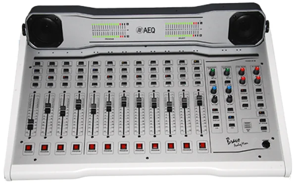 AEQ BRAVO TT | Tabletop Broadcast Mixer with 4 Mic/Line Inputs