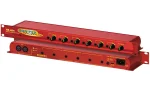 The Sonifex RB-HD6 headphone distribution amplifier is a 1U rack-mount which distributes stereo audio to up to 6 different sets of headphones, or can be used as 6 independent headphone amplifiers, each with their own input and volume control.