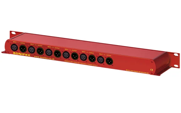 Sonifex RB-PLI6 6-Way Passive Audio Line Isolation Unit