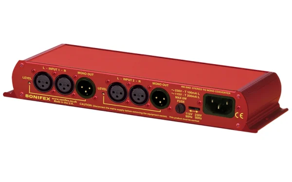 Introducing the Sonifex RB-SM2, a versatile dual version of the RB-SM1, featuring two independent converters that produce fully buffered and balanced mono line outputs from stereo inputs.