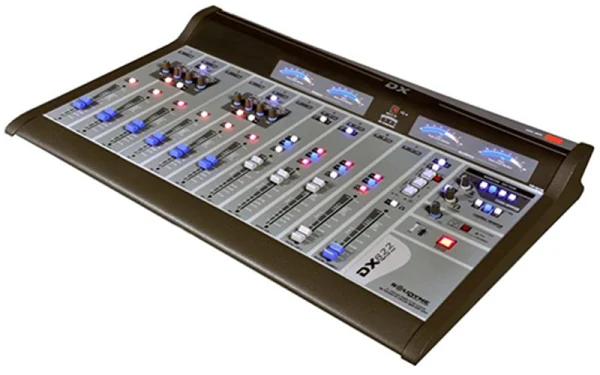 The Solidyne DX822 is a high-performance digital audio mixer, designed for radio broadcasting, podcasting, and professional studio environments.