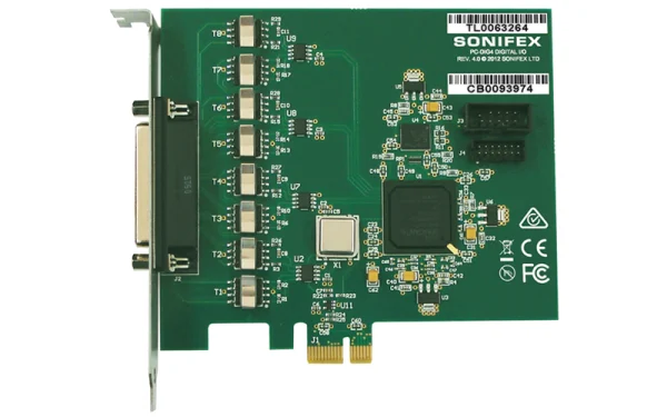 The Sonifex PC-DIG4 Digitorc 4 has four AES-3 stereo input and output channels on a Windows platform and is fully compatible with the Wave, DirectSound, DirectShow, MCI and Core Audio APIs.