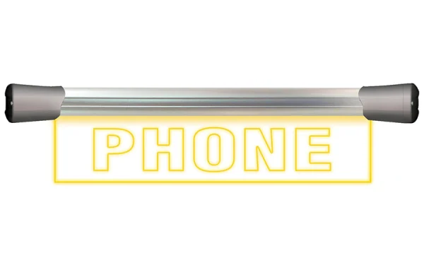 The Sonifex LD-40F1PHN SignalLED range of illuminated RGB LED sign is designed for outside recording, on-air & production studios, meeting rooms, conference rooms and for fixed installations.