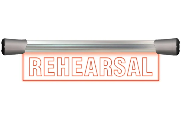 The Sonifex LD-40F1REH  SignalLED range of illuminated RGB LED signs are a new range of signs designed for outside recording, on-air & production studios.