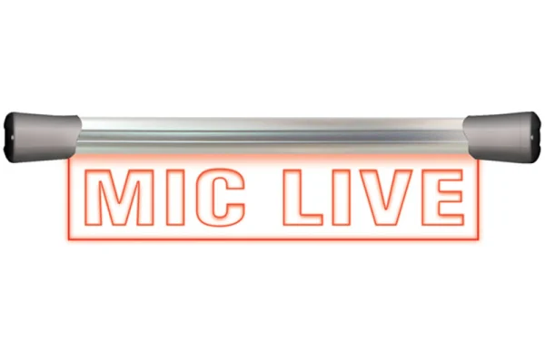 The Sonifex LD-40F1MCL SignalLED range of illuminated RGB LED signs is a new collection designed for outdoor recording, on-air and production studios, meeting rooms, conference rooms, and fixed installations.
