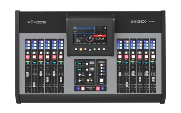 The Solidyne UNIDEX UX24 is the perfect solution for broadcasters, podcasters, and audio professionals who demand high-quality sound, flexible connectivity, and reliable performance.