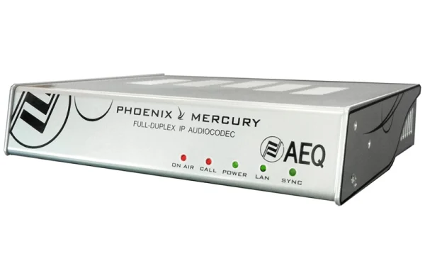 AEQ Phoenix Mercury | Compact IP Audio Codec for Broadcast STL