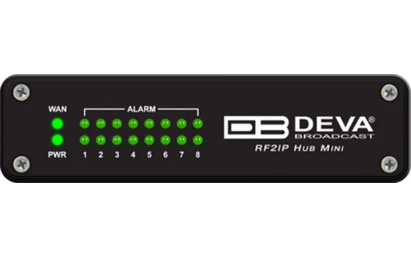 DEVA Compact RF2IP Hub – IP RF Signal Monitoring Interface