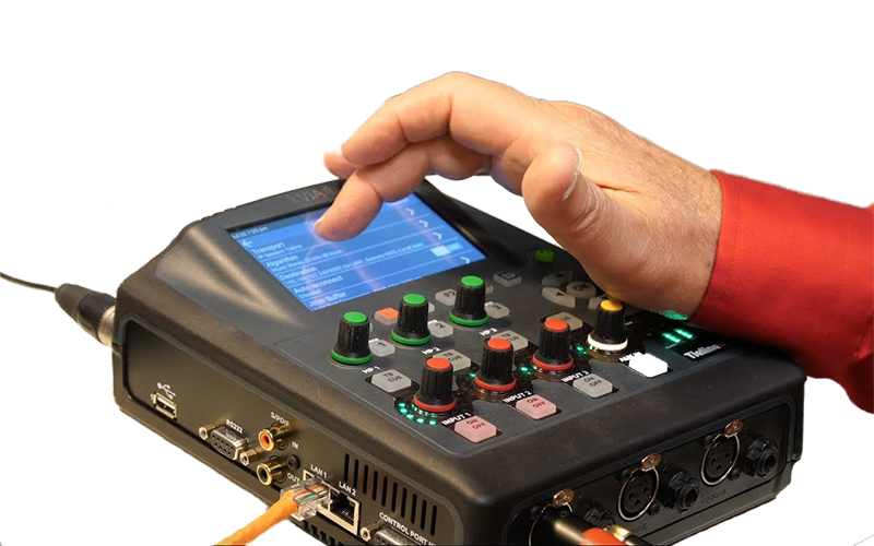 The Tieline ViA Audio Codec, the world's most advanced remote codec which can stream live and record and play audio files.
