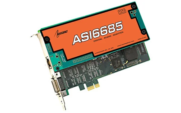 AudioScience ASI6685 PCIe Livewire™ Sound Card | Broadcast AoIP Solutions