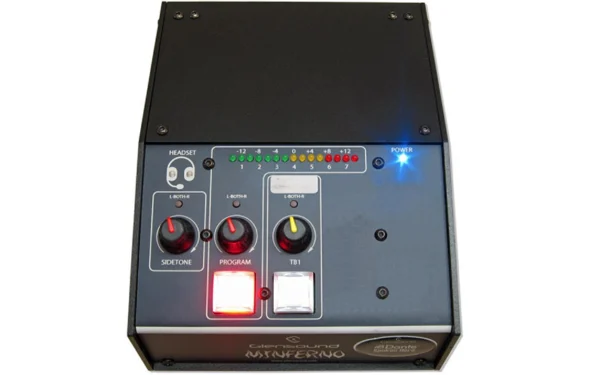 The Glensound MINFERNO/1 is a new, smaller, and even easier to use version of our exceptionally popular Inferno network audio commentary box.