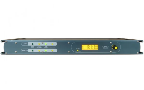 The Glensound Signature SD1+ is a silence detector used to switch audio to a backup source when the primary audio source falls below accepted silence thresholds.