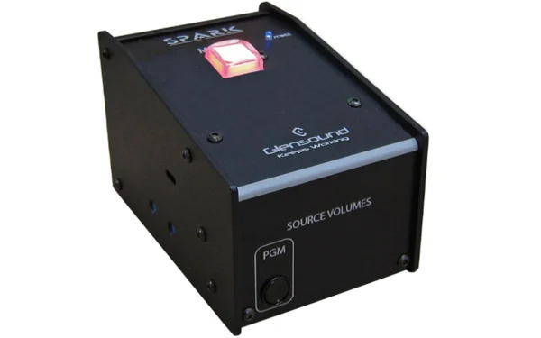 Glensound Spark is a 'sub-compact', single-user commentary unit that uses Audinate's Broadway Dante chipset for network control.