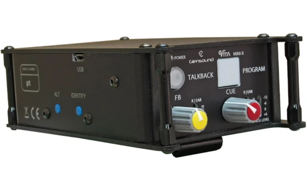 The Glensound VITA Mini is a very powerful Dante® network audio interface, in a compact belt pack style.