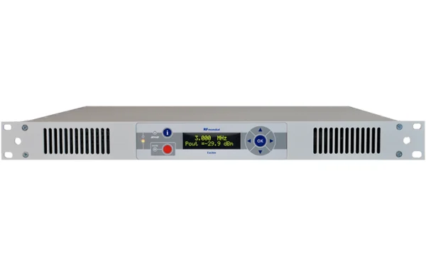 The RFmondial LVe is a fully Direct Digital Synthesis (DDS) broadcast exciter, tunable within the LW, MW and SW frequency bands 9 kHz - 30 MHz (AM bands) or 65 MHz - 230 MHz (VHF bands).