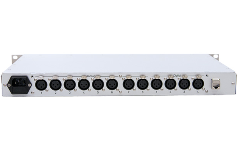 The RFmondial RF-LW is a professional 8-channel Livewire input node specifically targeted for broadcasting and audio applications.