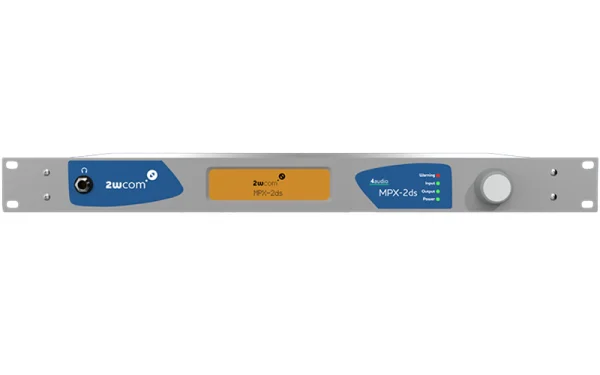 The 2WCOM MPX-2ds is an essential tool for modern FM radio broadcasting, offering dual-channel MPX encoding and decoding over IP networks.