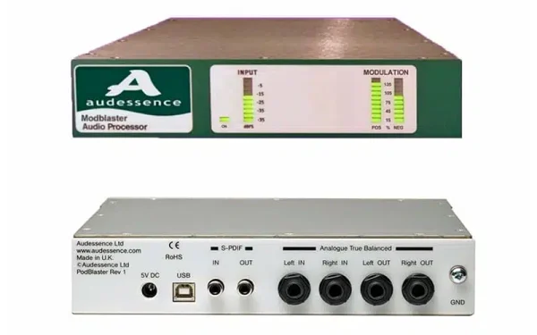 The Audessence ModBlaster is a semi-professional unit featuring professional-grade components.