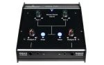 The Glensound Virgil D2P is a headphone monitoring solution designed for two users sitting next to each other who need to monitor one or two stereo sources.