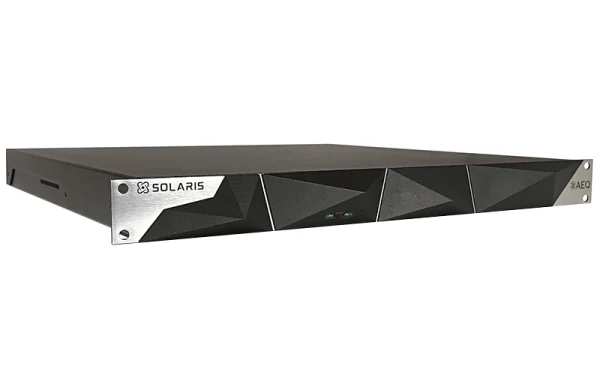 The AEQ SOLARIS is a multi-channel codec designed for a variety of broadcast applications, including STL (Studio-to-Transmitter Link) and remote contributions.
