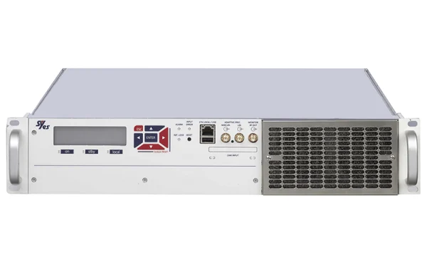 The SYES PCM 250 DAB is an advanced air-cooled VHF TV Compact Transmitter, part of the PCM line, offering 200W RMS COFDM, 250W RMS ATSC, 350W p.s., and 250W RMS DAB power.