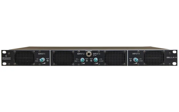The Glensound Bella 4 is a four loudspeaker confidence monitoring rack featuring an extended acoustic frequency range and low distortion.