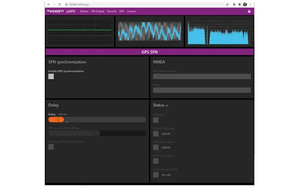 The Thimeo MicroMPX is our STL (studio-to-transmitter link) codec transports a full FM composite MPX signal, including pilot and RDS, at a bitrate of only 320 kbit/s, with perfect peak control.