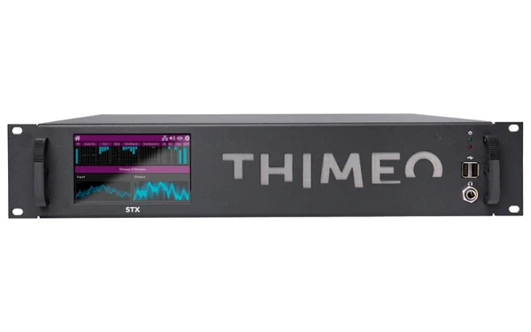 The award winning Thimeo STXtreme hardware audio processor for FM, AM, streaming, DAB, HD and TV.