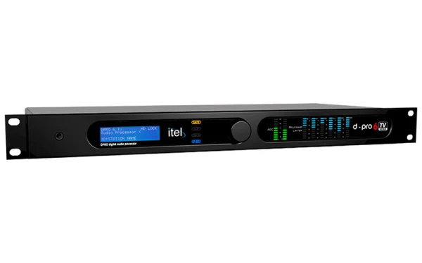 The ITEL DPRO6 TV is a digital multiband audio processor optimized for television broadcasting.