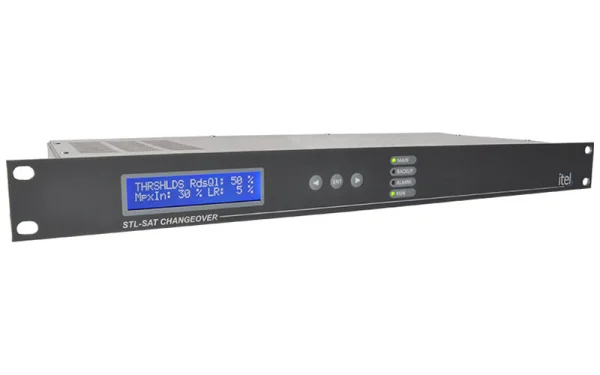 ITEL STL/SAT Changeover - Automatic audio change-over system with RDS recoding.