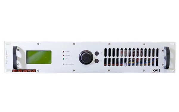 The OMB EM 250 DIG PLUS is a 300W FM compact transmitter made with the most modern technology so as to provide the maximum performance at minimal cost.