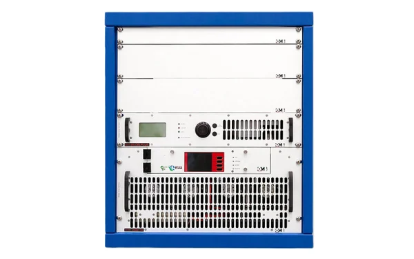 The OMB EM 3500 HE DIG 3.5KW FM transmitter has been created by the OMB center of development for high efficiency transmitters.