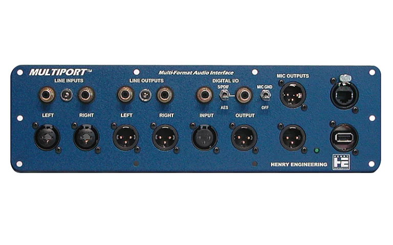 The Henry Engineering MULTIPORT is like having an (analog) Matchbox and a (digital) DigiMatch on a panel, with multi-connector convenience.